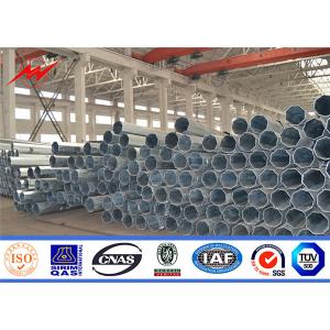 Electric Steel Power Transmission Pole Hot Dip Galvanized with Related Accessories