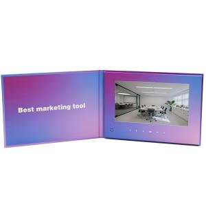 China 10.1 Inch LCD Video Brochure Card with 128MB-32GB Memory on sale