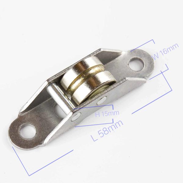 Buy 15mm Width Single U Groove Nylon Roller Wheel for Sliding Window Free Sample and Steel Frame at wholesale prices