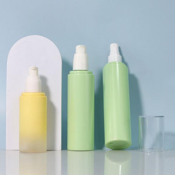 120ml 150ml Lotion Pump Bottle , Empty Plastic Bottles Silk Screen Printed For