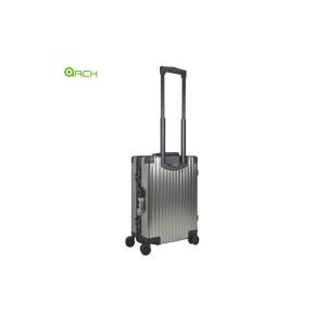 Waterproof Aluminum Hard Shell Luggage With Dual Spinner Wheels