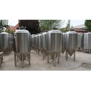 SS304 50L - 30000L Beer Fermenting Equipment , Conical Fermentation Tank