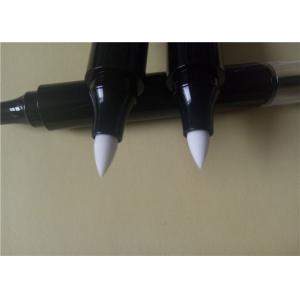 Double Use ABS Waterproof Eyebrow Pencil Packaging Black Color 141.7 * 11mm