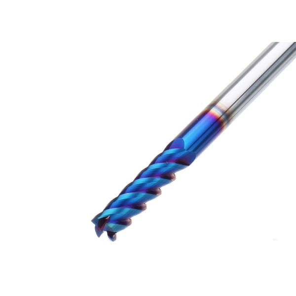 Buy HRC65 Cemented Carbide 6Flutes End Mill Milling Cutters With Blue-Nano caoting at wholesale prices