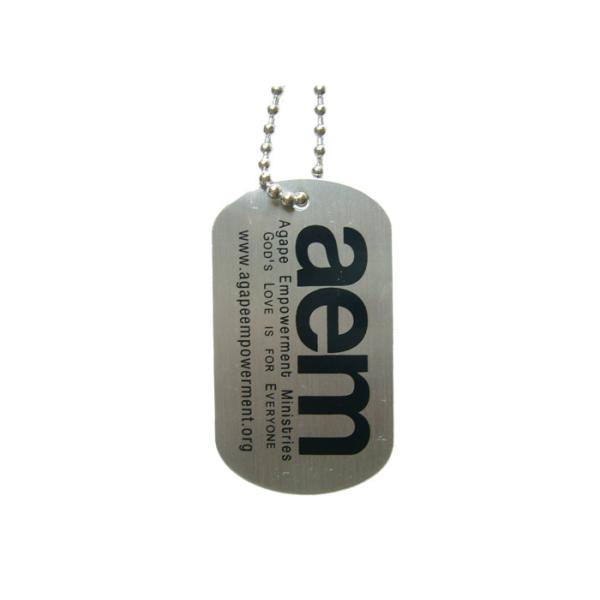 Customized AEM Personalized Military Dog Tags, Personalised Mens Dog Tag With