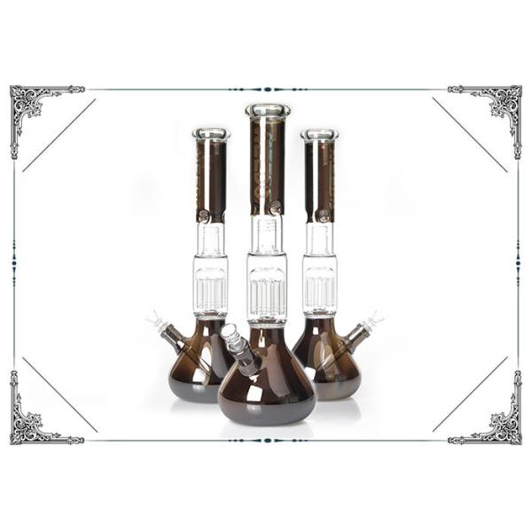 17 Inches Glass Beaker Water Pipe With Ten Tree Arms Perc And Splash Guard