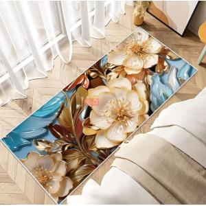 China Fresh Small Flower Bedroom Floor Carpets Imitation Cashmere With Special Style on sale