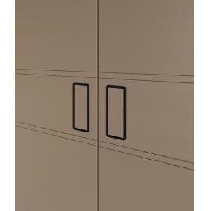 Modern Customized Leather Wardrobe Fitted Bedroom Closet