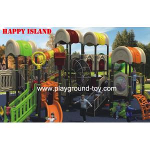 Kids Outdoor Play Equipment Children Slide Equipment International Certification