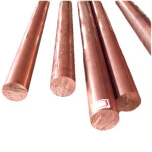 Bronze Red Copper Beryllium Round Bar 99.90% 1200mm C10200
