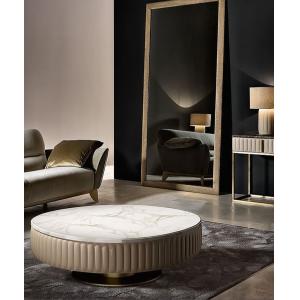 Matte Customized Coffee Table Contemporary 45cm Italian Marble
