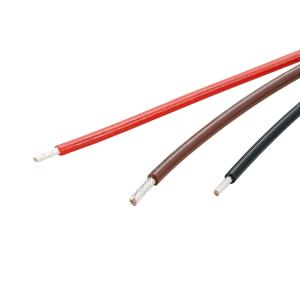 Quality Low Voltage 300V Strand Tinned Copper PFA Insulated Wire UL1726 250C 6AWG red black green for sale