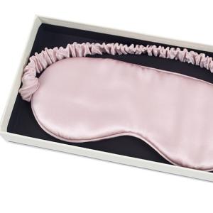 21*9cm Soft Mulberry Silk Cover The Eyes While Sleeping With Elastic Strap