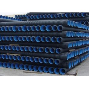 SN4 18 Inch 1mm Wear Resistant Pipes , HDPE Double Wall Corrugated Pipe