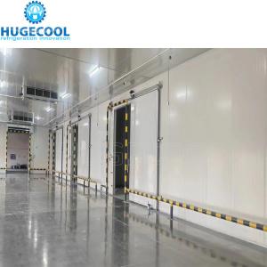 3*3*3m Frozen Meat Cold Room with Hinged Door 220V/380V/440V Voltage and 150mm
