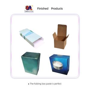 Fully Automatic Cardboard Box Folder Gluer Machine with Video Outgoing