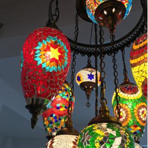 Mediterranean retro Cafe lighting living room restaurant hotel Bohemian