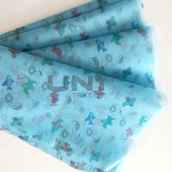 Eco Friendly Printed Spunbond Nonwoven Fabric Anti Pollution