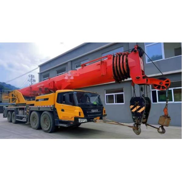80ton Lifting Capacity Hoist Crane Truck Crane STC800E6 Top Choice for Construction Projects