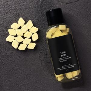 OEM Chewable Toothpaste Tablets Bubble Gum Refill Pack Teeth Whitening