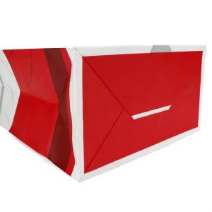 Kraft Paper Bag Flat Handle Biodegradable Coffee Food Take Away Paper Bags