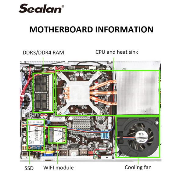 Mainboard HM81 SSD 480G ODM 21.5 Inch All In One PC