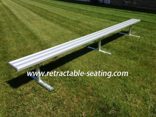 Outdoor Fixed Modular Grandstand Bench Non Rusting Aluminum Frame