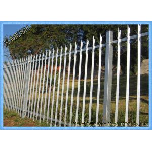 Powder Coated D & W Steel Palisade Fence Black Finished Easily Assembled
