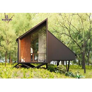 China Light Steel Structure Prefabricated Garden Studio With Entrance Stairs on sale