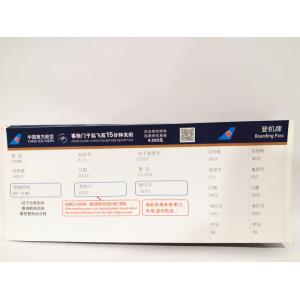 Custom Made Print Movie Tickets Metallic Foil Environmental Protection