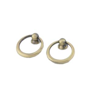 zamak ring with screw for coffin decoration D025 gold color metal screw dia.4cm