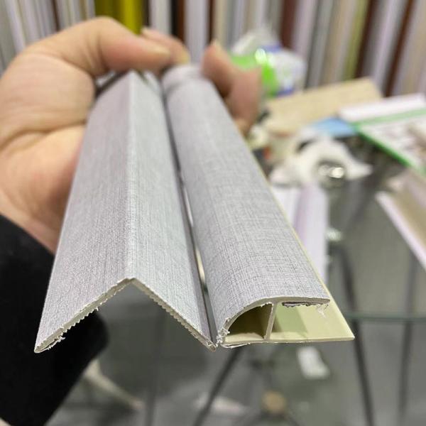 Decorative Lines Smooth PVC Wall Corner Guards OEM ODM