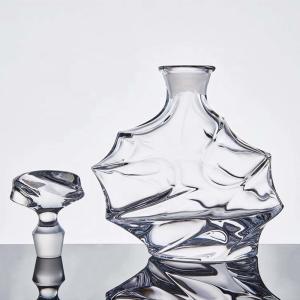 21.5mm Liquor Decanter Bottle Barware Diamond Cut Crystal Whiskey Decanter