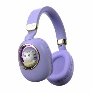 Bluetooth Wireless Kids Earphones Noise Cancelling with LED Glowing