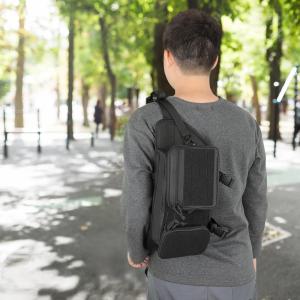 Men'S Custom Waist Bag Sports Polyester Black 48.2x15.2x22.8CM