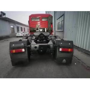 ISO Certified Red Shacman 6*4 Tractor Truck 10 Wheels with Manual Transmission