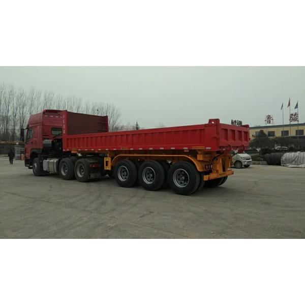 45 Ton Heavy Duty Semi Trailers With 8.0-20 Tires And 8000kg Tare Weight