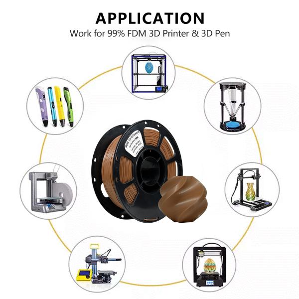 iboss PLA Plus Filament Toughness Enhanced Flax Brown 1.75mm 3D Printer Filament