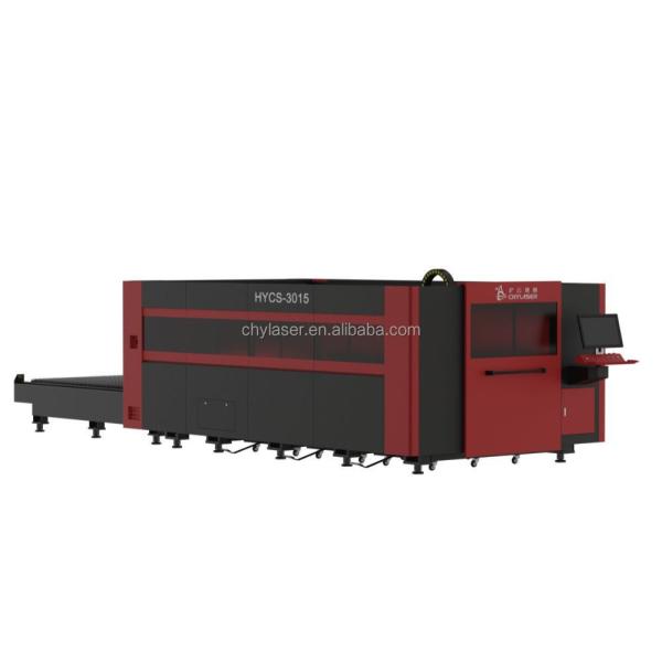 High Power Fiber Laser Cutting Machine 6000W 8KW 20KW Exchange Table for Metal