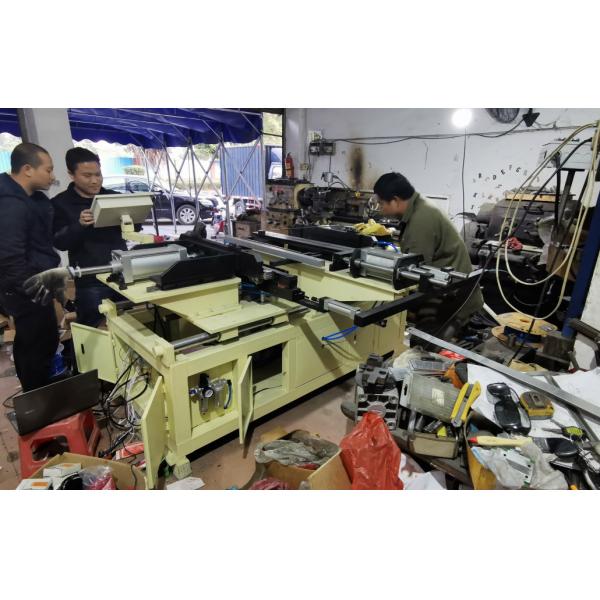 Quality Radiator Semi-Automatic Core Assembly Machine 0.5-0.8Mpa Work Pressure Two Rows Core Builder Machine 220V Power for sale