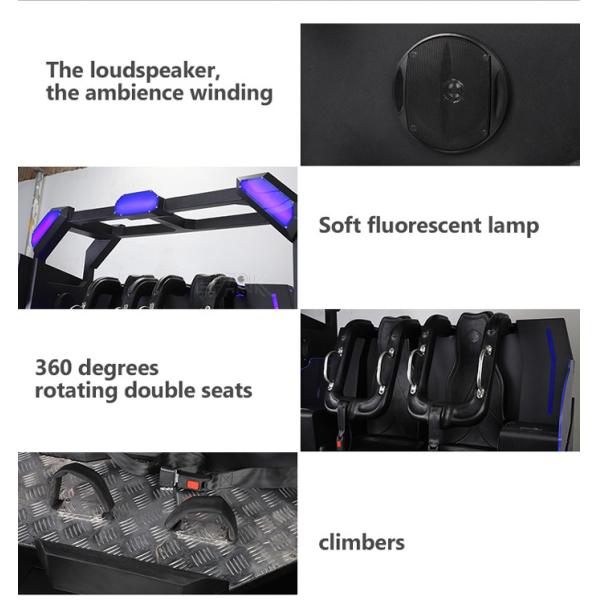 9D Pendulum Virtual Reality Simulator 720 Degree Rotation 10 Themes
