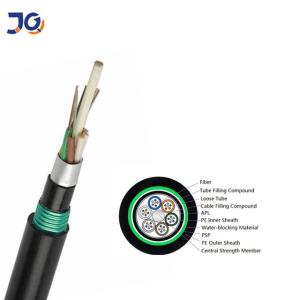 12 16 24 48 Core Fiber Optic Cable GYTA53 Direct Burial Double Sheath And