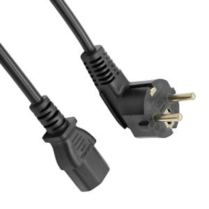 China EU 3 Pin Power Cable H05VV-F 2*0.75MM2 Copper Wire Type for Heavy Duty Industrial Applications on sale