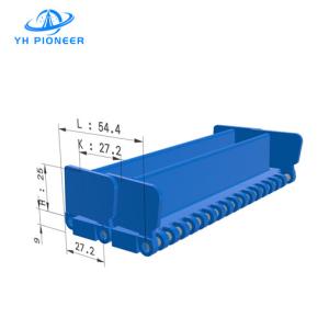 High - Stability Flat Top Modular Belt with Sidewall for Robust Material
