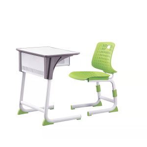Durable Wooden Classroom Furniture Adjustable Student Tables And Chairs