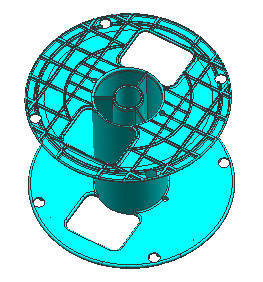 Cold Runner PE Industrial Molds Reel Wire Spool Hydrocylinder Mold