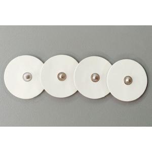 Circular shape40mm foam therapy massager electrode pads with 4 electrodes tens