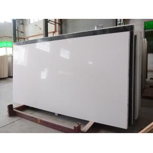 China Engineering Super White Artificial Quartz Kitchen Countertop With SGS NSF on sale