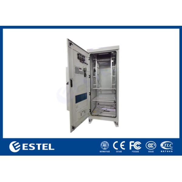 IP55 Sunproof Outdoor Power Cabinet Telecommunication Enclosure With Heat