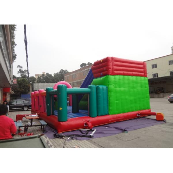 Mickey Inflatable Park Waterproof , Wonderful Inflatable Water Park For Public Garden